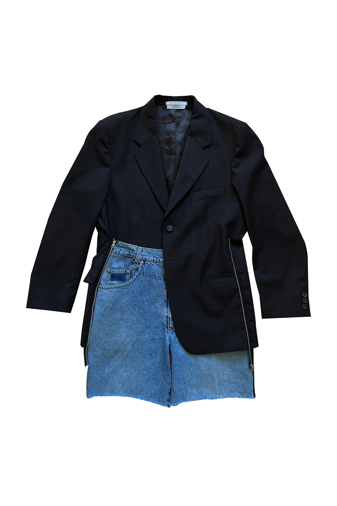 DENIM SHORTS BLAZER